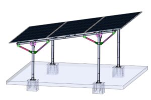 Carport, acoperiș auto, 2 autoturisme